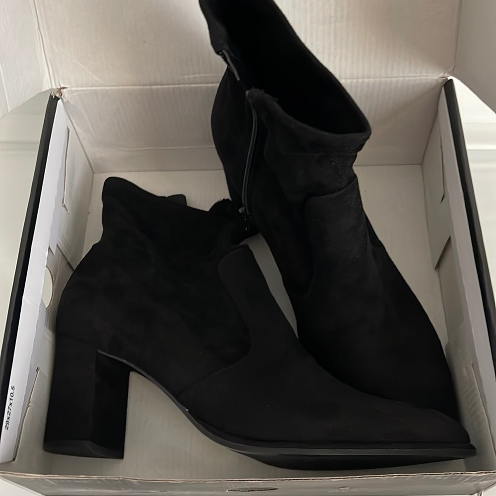 Nine West Women’s Black Suede Ankle Boots